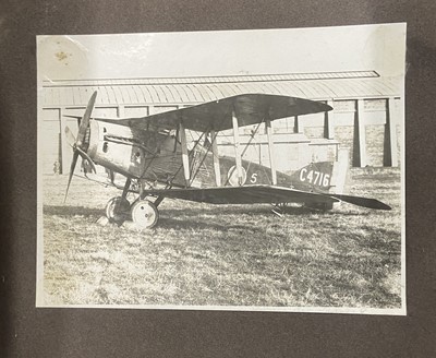 Lot 309 - Royal Naval Air Service. An album of over 200 photographs, 1914-18