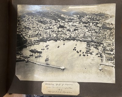 Lot 309 - Royal Naval Air Service. An album of over 200 photographs, 1914-18