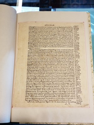 Lot 262 - Early Bible Leaves. A collection of assorted leaves from printed bibles, c. 1535 and later