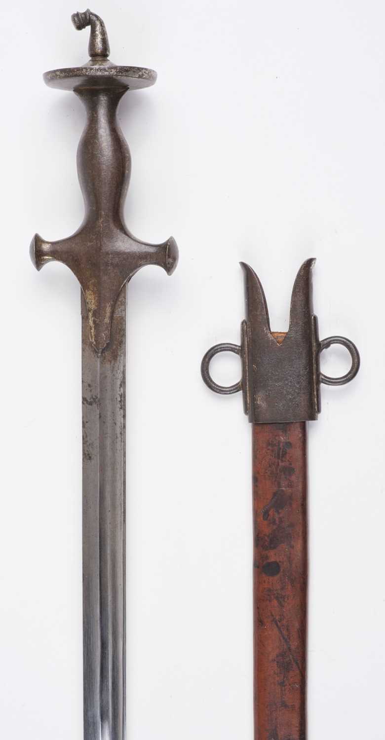 Lot 221 - Sword. An Indian tulwar, 19th century