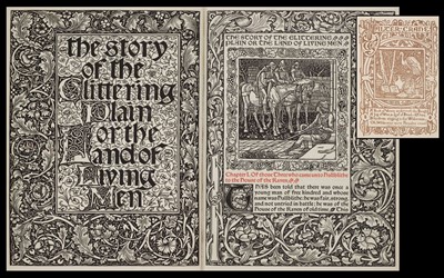 Lot 646 - Kelmscott Press. The Story of the Glittering Plain, by William Morris, London: Kelmscott Press, 1894 with Crane bookplate