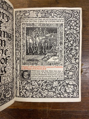 Lot 646 - Kelmscott Press. The Story of the Glittering Plain, by William Morris, London: Kelmscott Press, 1894 with Crane bookplate