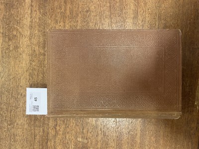 Lot 45 - Livingstone (David). Missionary Travels and Researches in South Africa, 1st edition, 1857