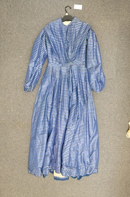 Lot 429 - Clothing. An early Victorian wedding dress worn by Elizabeth Anne Dacombe née Jeggo, 1862