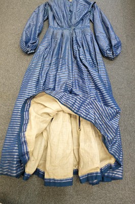 Lot 429 - Clothing. An early Victorian wedding dress worn by Elizabeth Anne Dacombe née Jeggo, 1862
