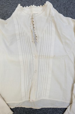 Lot 429 - Clothing. An early Victorian wedding dress worn by Elizabeth Anne Dacombe née Jeggo, 1862