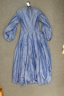 Lot 429 - Clothing. An early Victorian wedding dress worn by Elizabeth Anne Dacombe née Jeggo, 1862