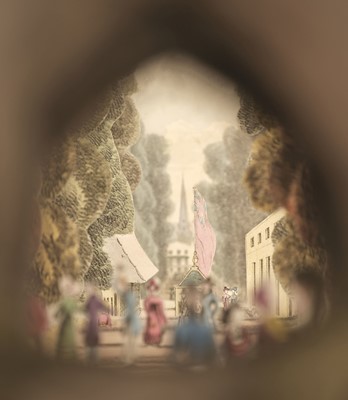 Lot 440 - Peepshow.The Cheltenhamorama, A View of the Old Well Walk, Cheltenham: H. Lamb, circa 1824
