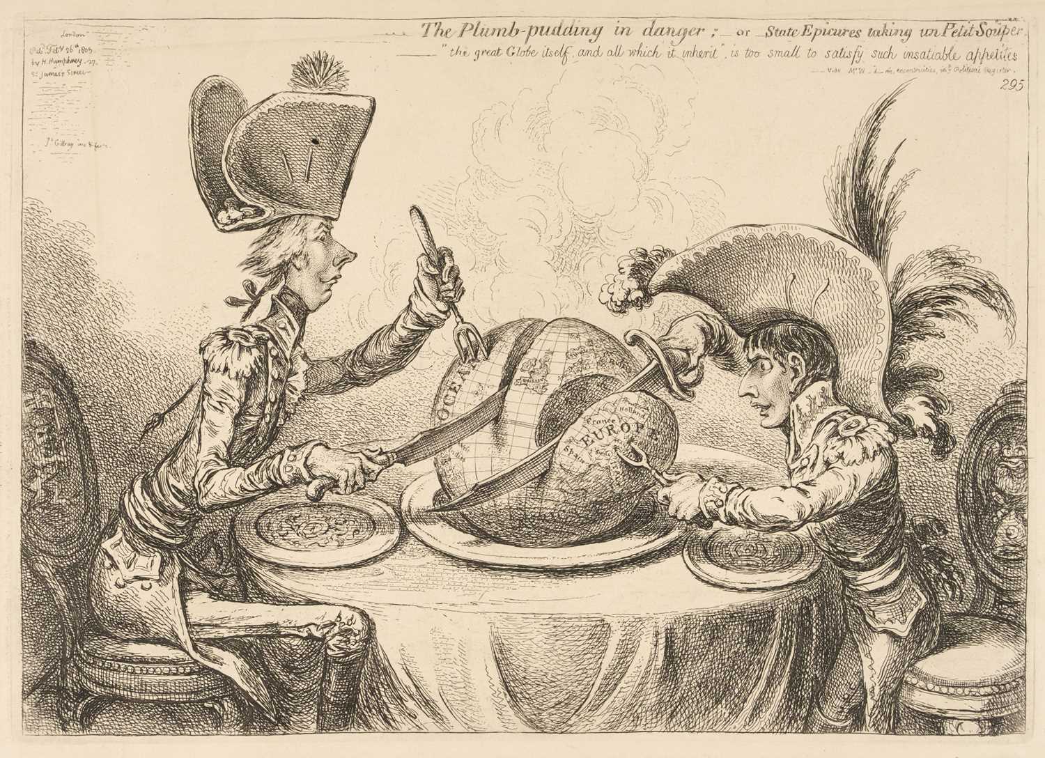 Lot 256 - Gillray (James). The Plumb-pudding in Danger..., H. G. Bohn [1851]