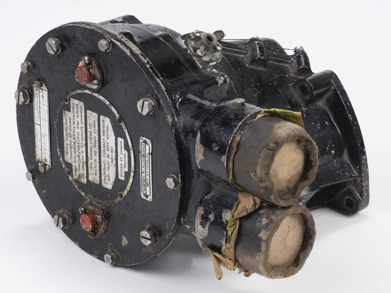 Lot 403 - Bristol Beaufighter. A WWII Bristol Hercules Rotax Ltd engine magneto