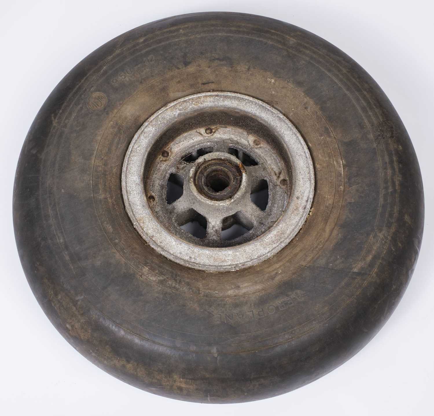 Lot 400 - Avro Anson. A WWII aircraft wheel