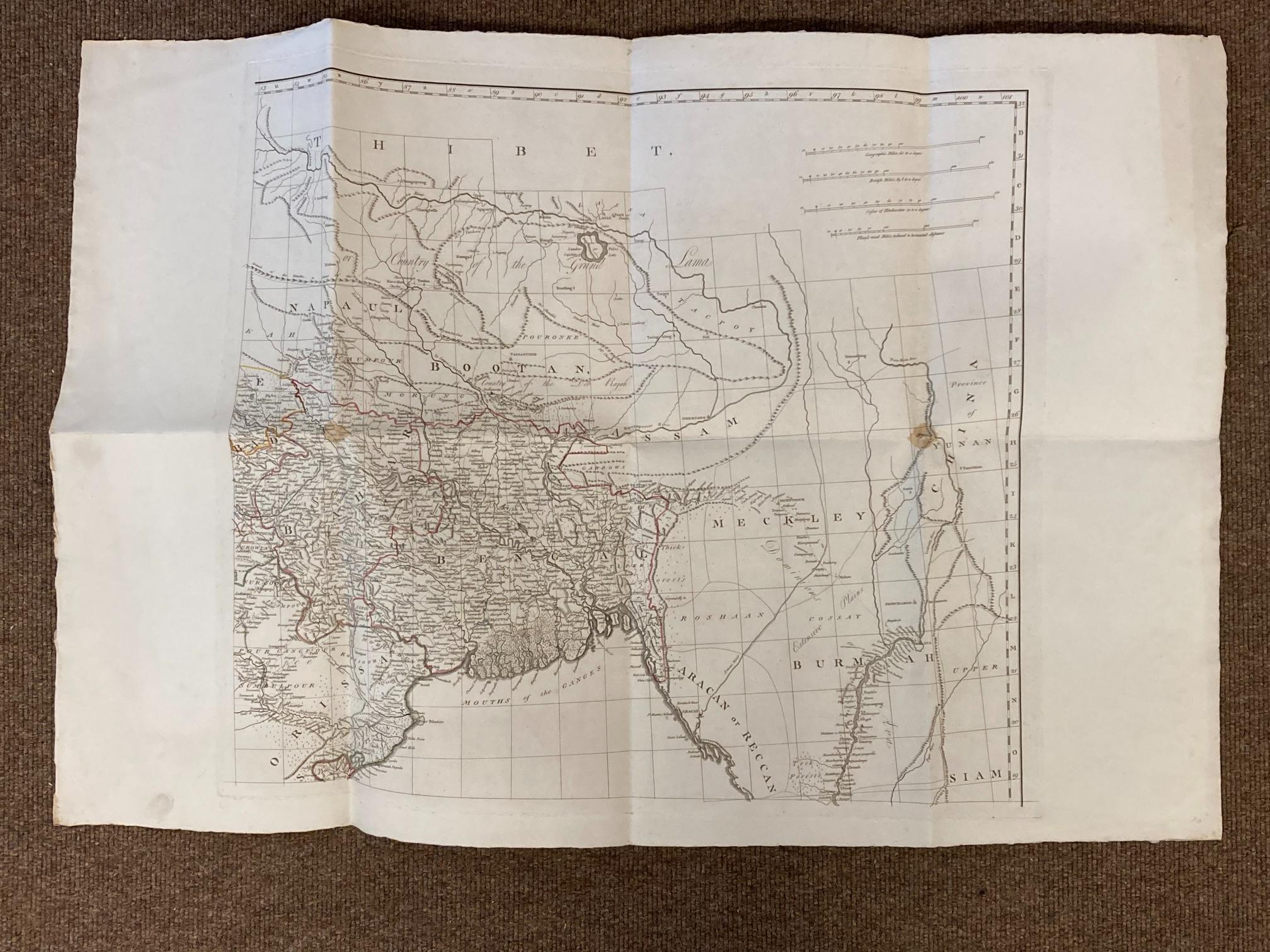 Lot 184 - India. Wyld (James), Map of India