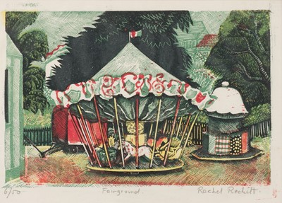 Lot 253 - Reckitt (Rachel, 1908-1995). Fairground, wood engraving