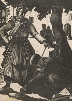 Lot 224 - Leighton (Clare, 1901-1989). Umbrella Menders, Toulon, 1926..., and others