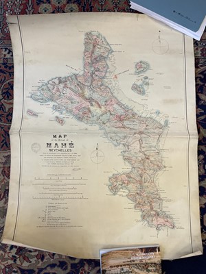 Lot 91 - Seychelles. Hobbs (S. B.), Map of the Island of Mahe, Seychelles, 1900