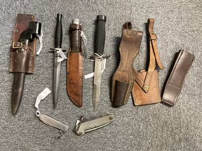 Lot 169 - Bayonets. Lee Enfield No 9 Mk1 bayonet etc