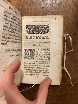 Lot 307 - Austin (William). Haec Homo, wherein the Excellency of the Creation of Woman is described..., 1637
