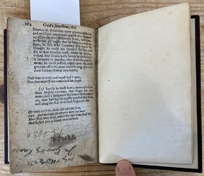 Lot 330 - Jones (John). Ovid's Invective or Curse against Ibis, 1st edition, 1658
