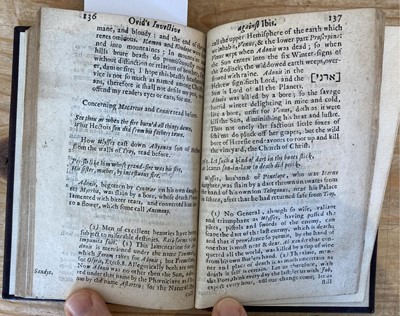 Lot 330 - Jones (John). Ovid's Invective or Curse against Ibis, 1st edition, 1658