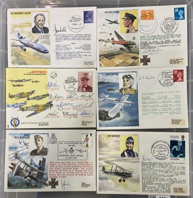 Lot 5 - Aviation FDCs. A collection of over 500 aviation and military-related First Day Covers, 1970s to the present
