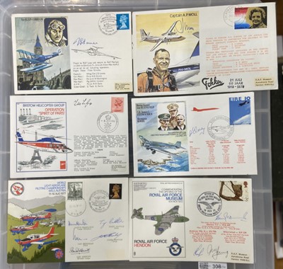 Lot 5 - Aviation FDCs. A collection of over 500 aviation and military-related First Day Covers, 1970s to the present