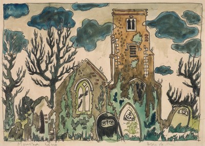 Lot 361 - Cox (Morris, 1903-1998). Old Church, 1946