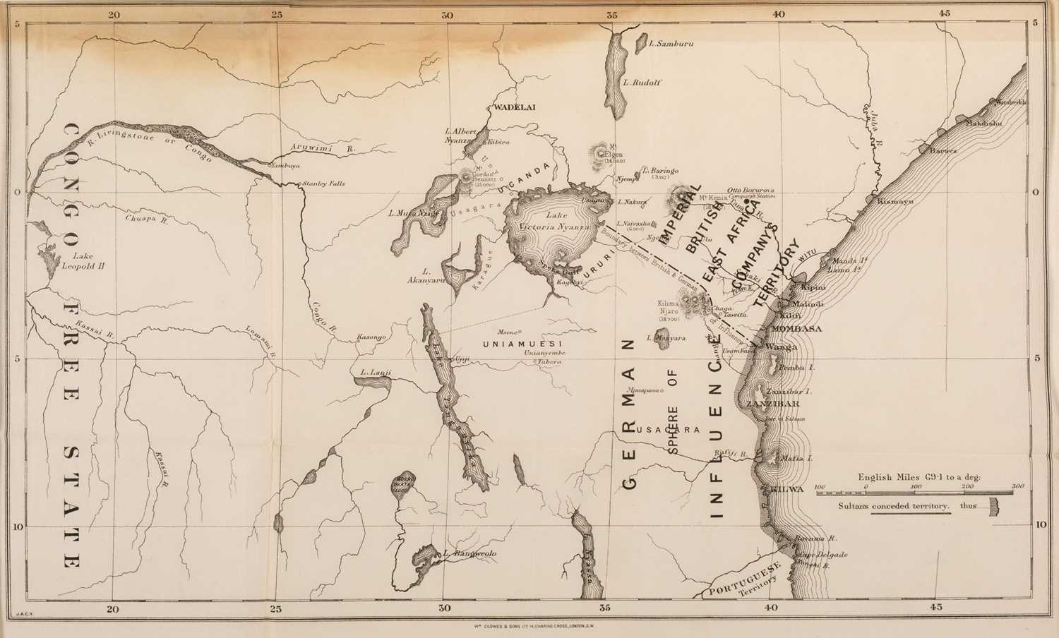 Lot 57 - Pelly (Lewis). The Imperial British East Africa Company, incorporated by Royal Charter, 1888