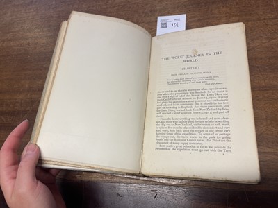 Lot 17 - Cherry-Garrard (Apsley). The Worst Journey in the World, Antarctic 1910-1913, 2 volumes, 1922
