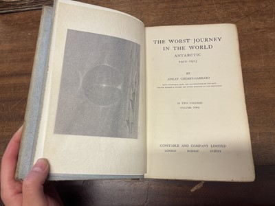 Lot 17 - Cherry-Garrard (Apsley). The Worst Journey in the World, Antarctic 1910-1913, 2 volumes, 1922