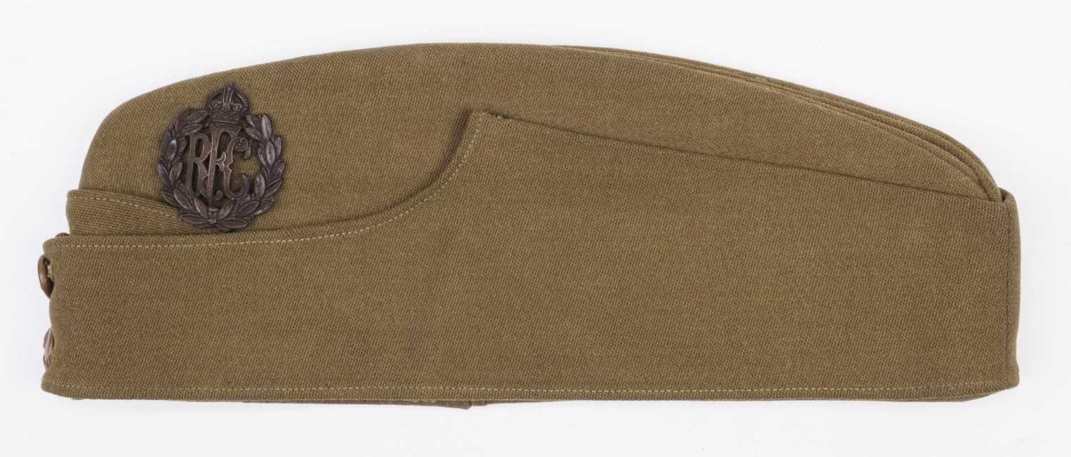 Lot 468 - Royal Flying Corps. A WWI RFC Officers side cap, Shirley Brooks Ltd