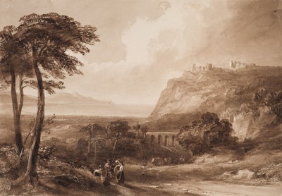 Lot 139 - Liddell (George Augustus Frederick, 1812-1888). Classical Figures in a Landscape, circa 1833