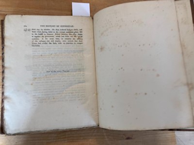 Lot 25 - Dow (Alexander, translator). The History of Hindostan, 2 volumes, 1st edition, 1768