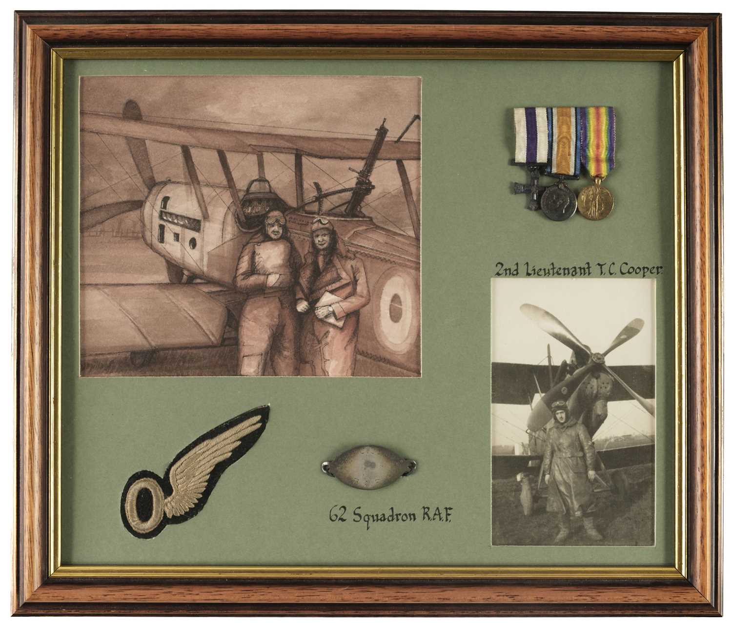 Lot 147 - Royal Air Force. WWI miniature dress awards, attributed to 2nd Lieutenant T.C. Cooper, 62 Squadron