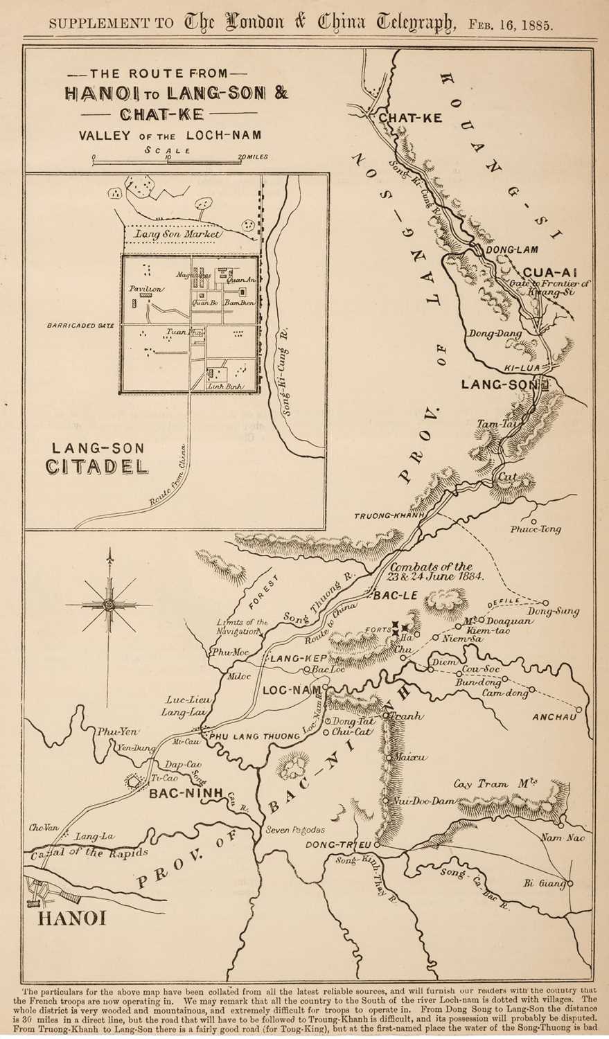 Lot 72 - The London and China Telegraph, 6 Volumes XXII-XXVII, 1880-1885.., an done other