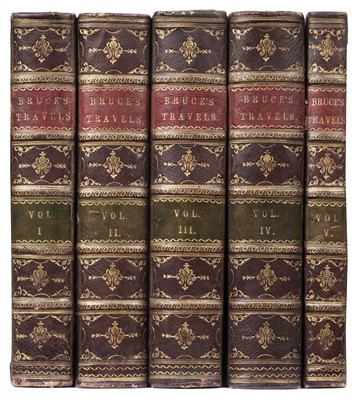 Lot 12 - Bruce (James). Travels to Discover the Source of the Nile, in the Years..., 1790, 5 volumes