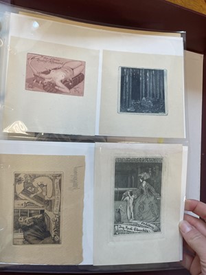 Lot 419 - German and Austrian Bookplates. A collection of 300 ex-libris...