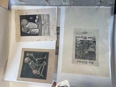 Lot 419 - German and Austrian Bookplates. A collection of 300 ex-libris...