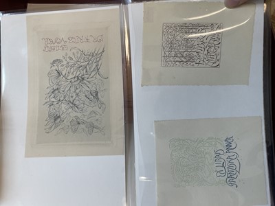 Lot 419 - German and Austrian Bookplates. A collection of 300 ex-libris...