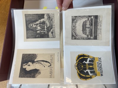 Lot 419 - German and Austrian Bookplates. A collection of 300 ex-libris...