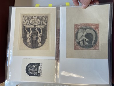 Lot 419 - German and Austrian Bookplates. A collection of 300 ex-libris...