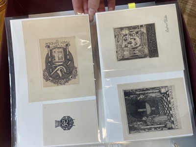 Lot 419 - German and Austrian Bookplates. A collection of 300 ex-libris...