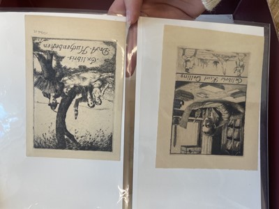 Lot 419 - German and Austrian Bookplates. A collection of 300 ex-libris...