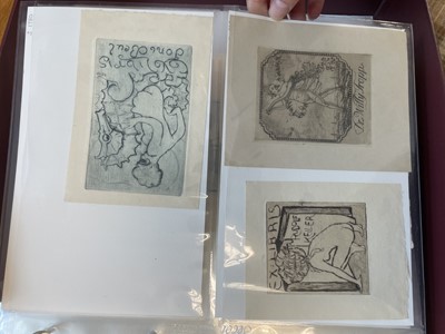 Lot 419 - German and Austrian Bookplates. A collection of 300 ex-libris...