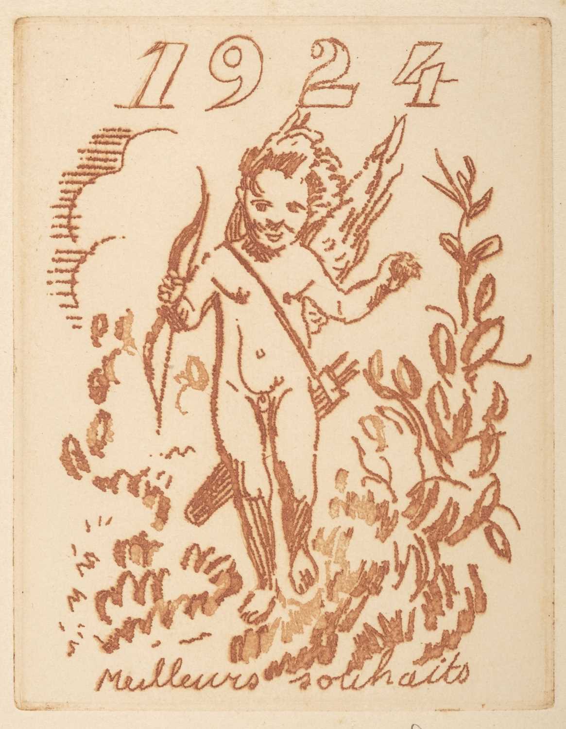 Lot 420 - German and French bookplates. A collection of 180 ex-libris, early 20th-century
