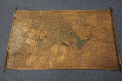 Lot 499 - Chinese. A 19th century embroidered panel