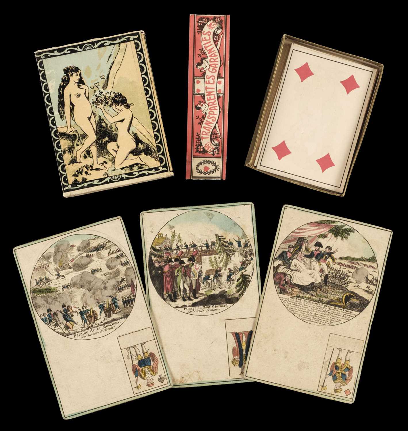 Lot 497 - French playing cards. Mytho-Transparantes, Paris?: J.D. (J. David?), circa 1890, & 11 others