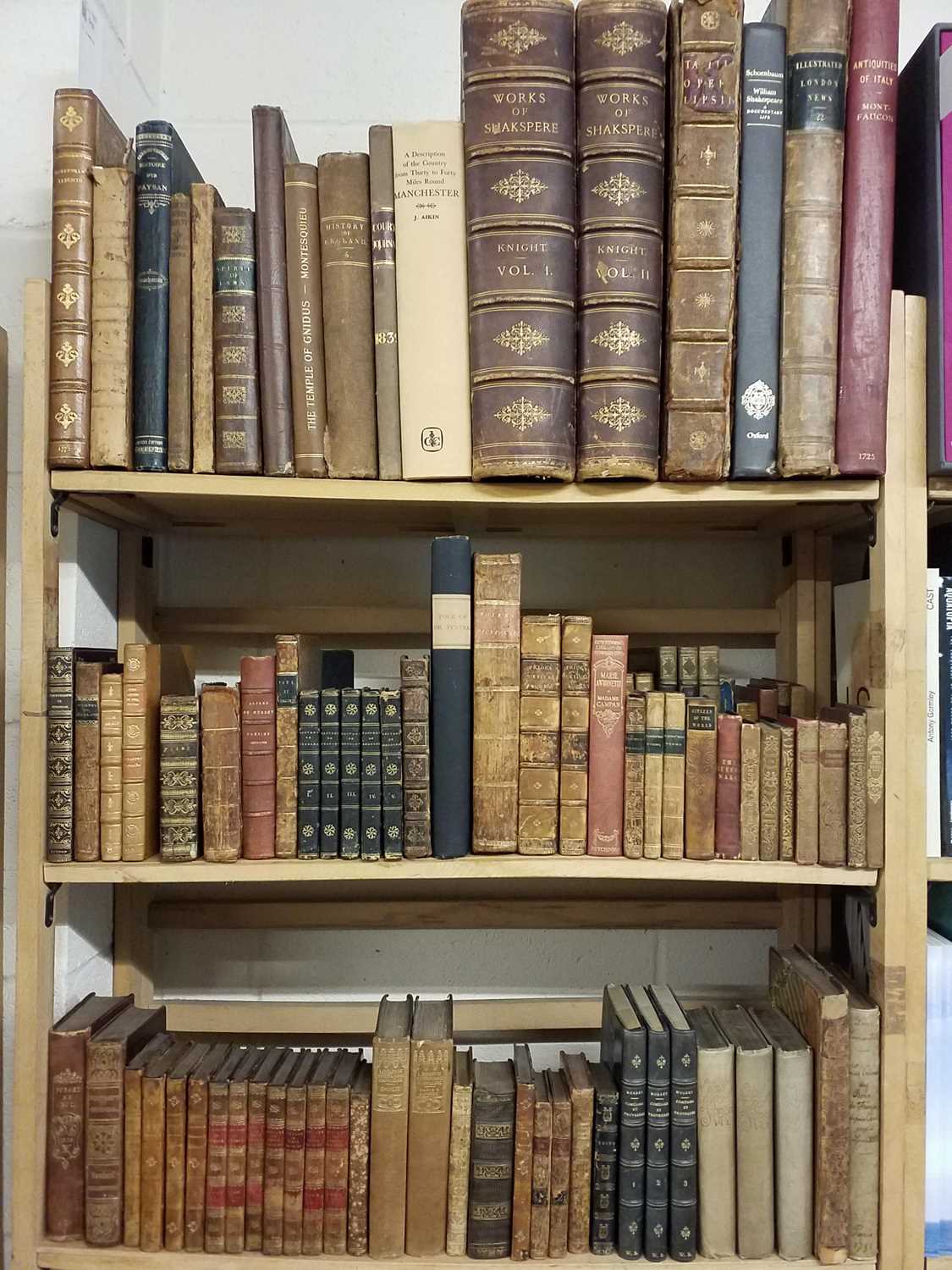 Lot 510 - Antiquarian. A large collection of mostly 19th Century literature