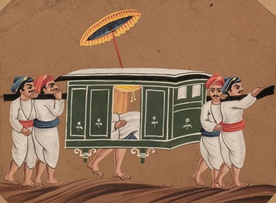 Lot 20 - Company School. An album of fifty-eight Indian mica paintings, circa 1850