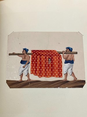 Lot 20 - Company School. An album of fifty-eight Indian mica paintings, circa 1850