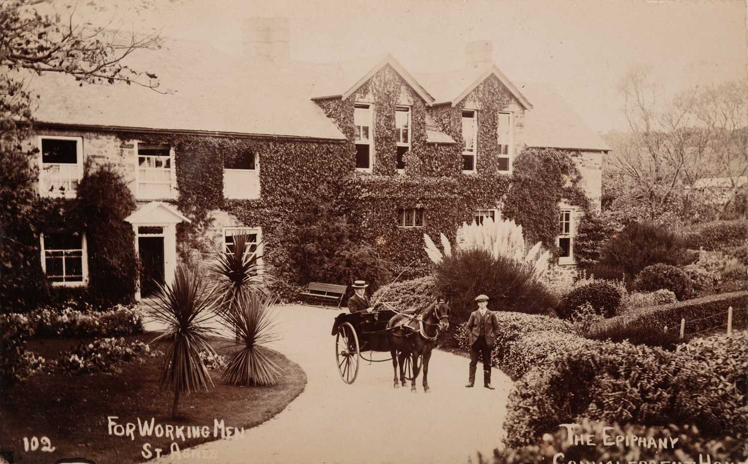 Lot 193 - Cornwall postcards. A collection of 90
